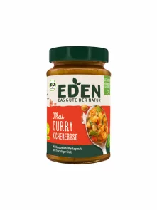 Eden Veganer Thai Curry-Kichererbsen Eintopf mit Gemüse – Bio im 400g Glas