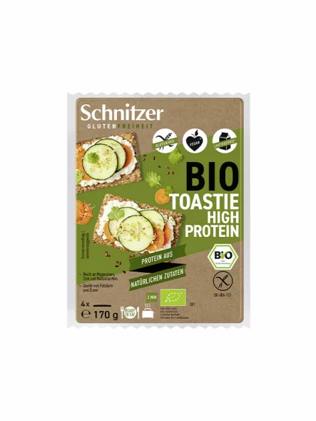 High Protein Toastie Glutenfrei – Bio 170g Schnitzer