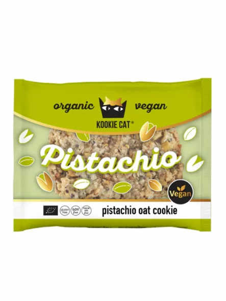 Keks mit Pistazien & Haferflocken Glutenfrei – Bio 50g Kookie Cat