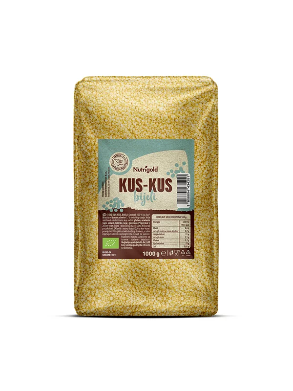 Weißer Couscous – Bio 1000g Nutrigold
