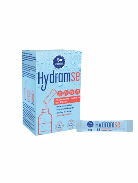 Green lab Hydram se Getränk für Regeneration und Energie – 15x8g