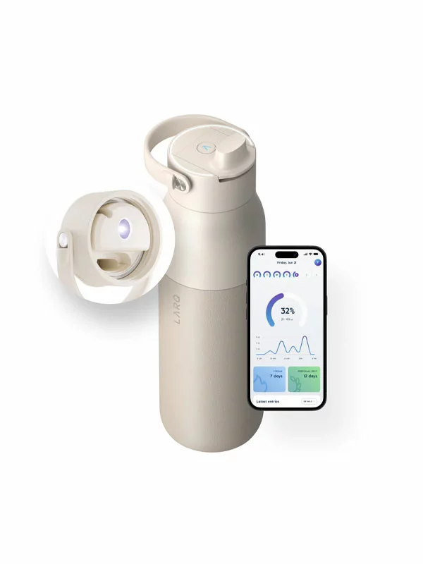 Selbstreinigende PureVis™ 2 Flasche Mojave Dune – 680ml LARQ