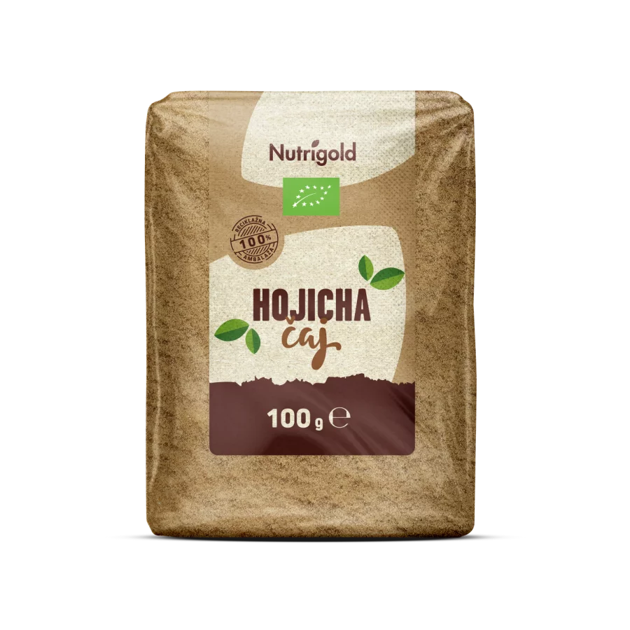 Nutrigold Hojicha Pulver – Bio in einer 100g Packung