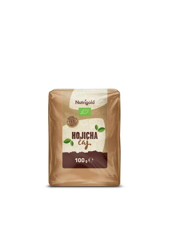 Nutrigold Hojicha Pulver – Bio in einer 100g Packung