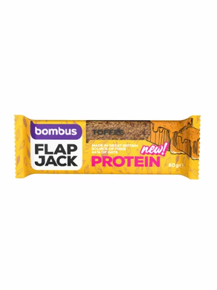 Flapjack Protein – Toffee 80g Bombus