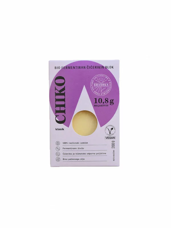 Grashka Kichererbsen-Schnitzel Chiko Klassik – Bio in einer 200g Packung