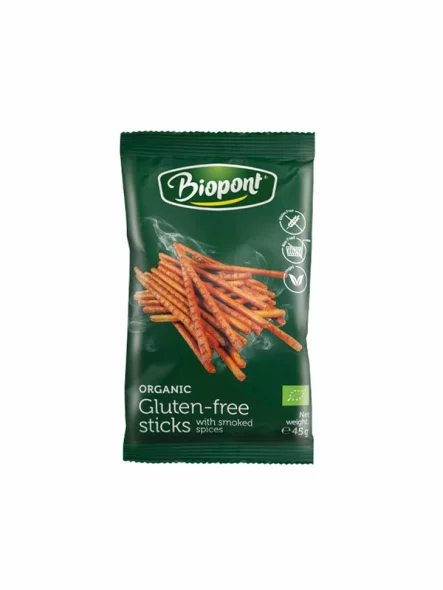 Sticks Glutenfrei Smokey – Bio 45g Biopont