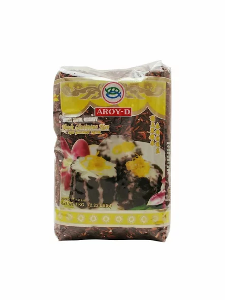 Aroy-D Schwarzer Klebreis in einer 1000g Packung