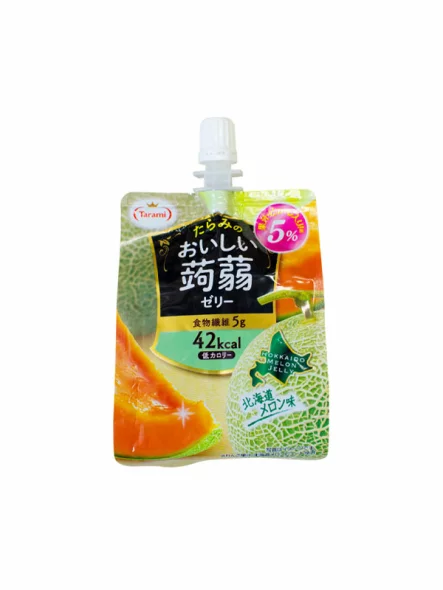 Kalorienarmes Konjak-Gelee mit Melonenaroma – 150g Tarami
