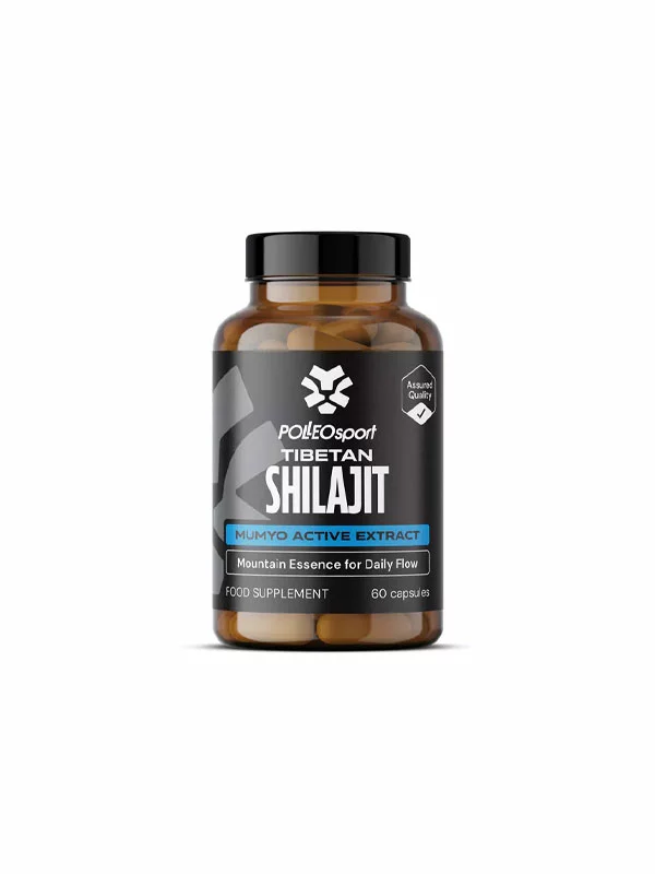 Polleo Tibetan Shilajit Mumyo mit 60 Kapseln in der Packung