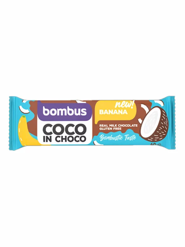 Bombus Coco in Choco – Banane in einer 40g Packung