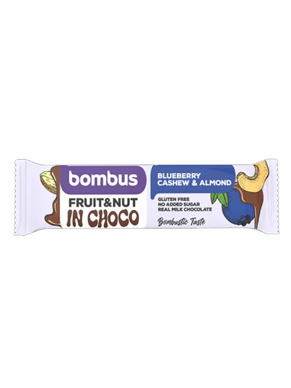 Bombus Fruit & Nut Bar – Blaubeere & Cashewnuss – 40g