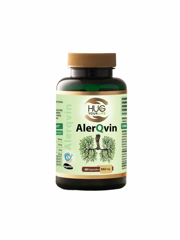 Hug your life AlerQvin Kapseln mit 60 x 552mg in der Packung.