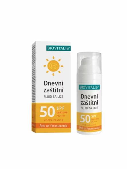 Täglicher Schutzfluid für das Gesicht SPF 50 – 50ml Biovitalis