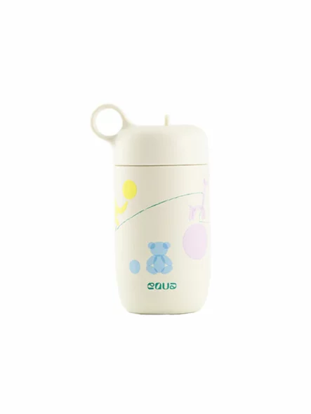 Edelstahlflasche für Kinder Bounce Yard – 400ml Equa