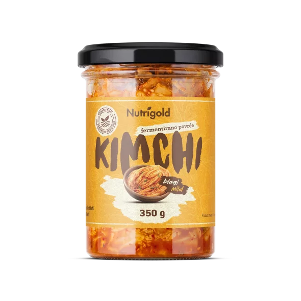 Kimchi Mild – Fermentiertes Gemüse – Bio 350g Nutrigold