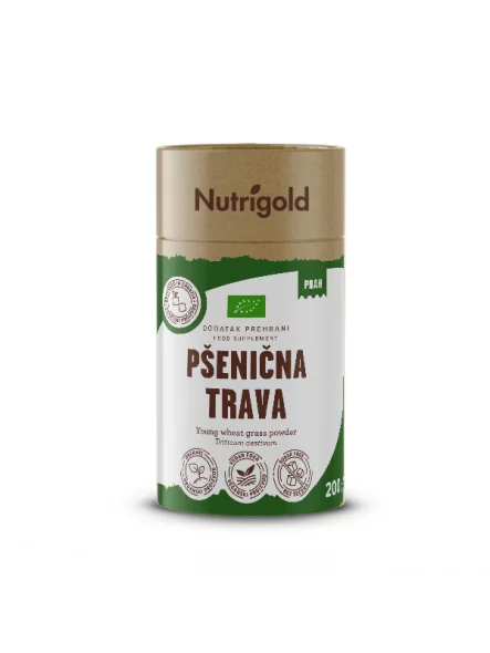 Nutrigold Weizengraspulver – Biologisch in einer 200g Packung