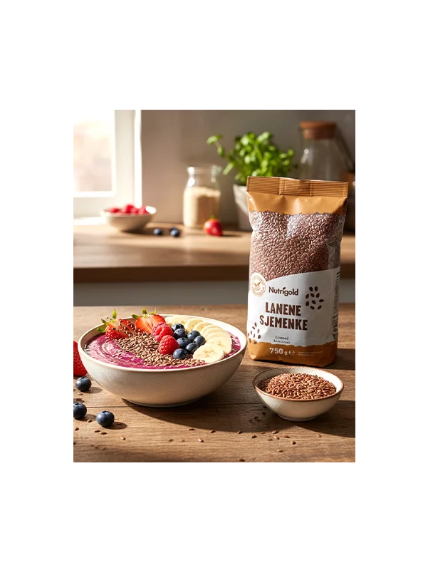 Nutrigold Leinsamen in einer 750 Gramm Packung