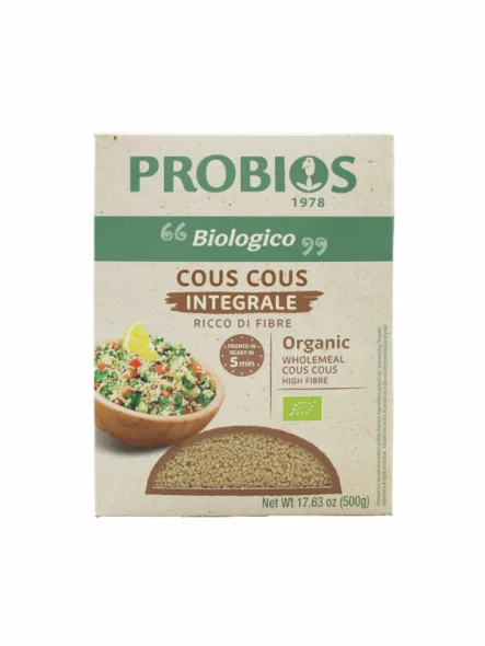 Couscous aus Vollkorn-Hartweizen Biologisch 500g Probios