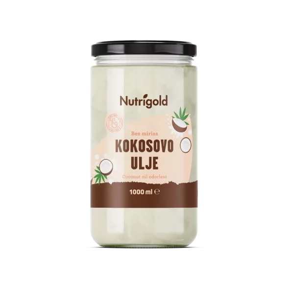 Nutrigold Kokosöl geruchlos in einer 1000ml Packung