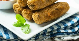 Pflanzliche Fleischsticks