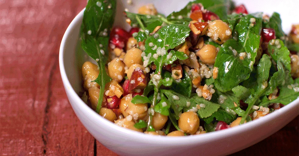 Couscous-Salat mit Kichererbsen