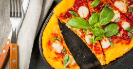 Polenta Pizzateig Pizza