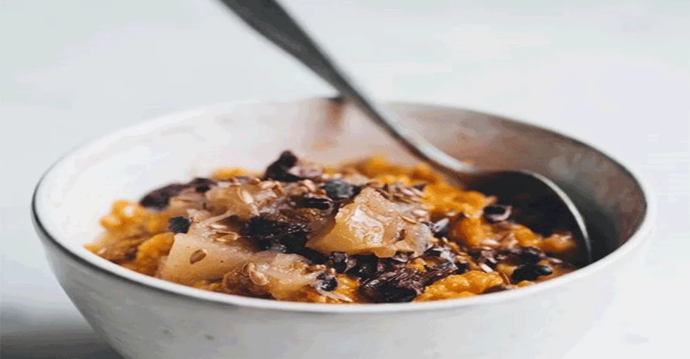 Haferflocken mit Kurkuma