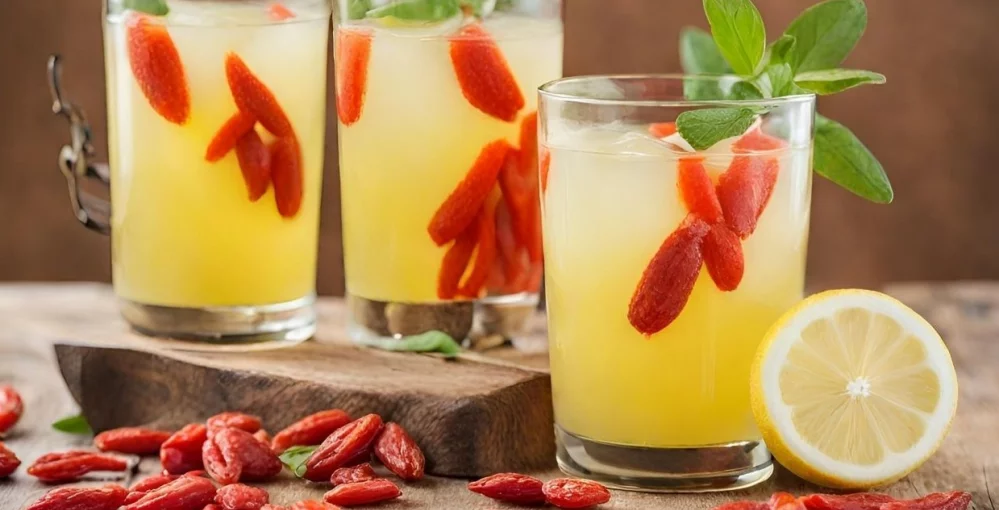 Goji-Beeren Limonade