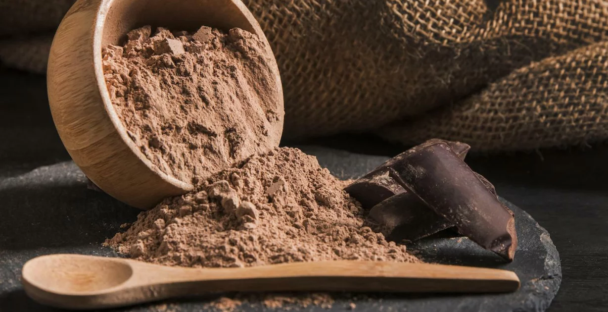 Kakaopulver für Hautpflege