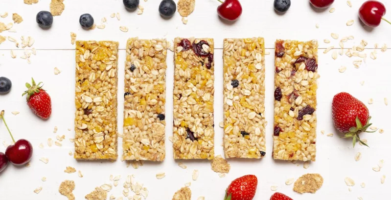 Energieriegel mit Früchten