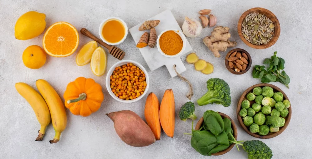 Detox Gemüse und Früchte