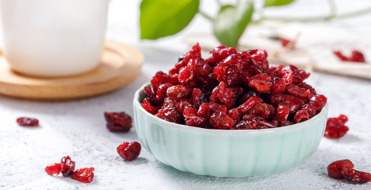 Cranberries in einer Schüssel