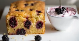 Kuchen mit Brombeeren