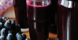 Reiner Traubensaft im Glas
