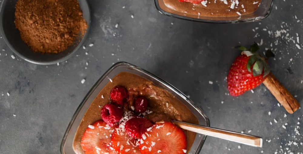 Schokoladenpudding aus Hirse