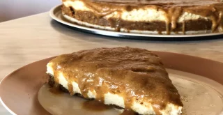 Cheesecake mit Karamell