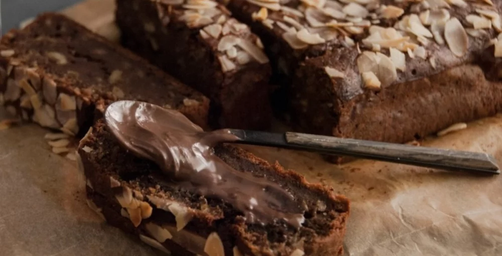 Bananenbrot mit Schokolade