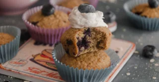 Muffins mit Heidelbeeren