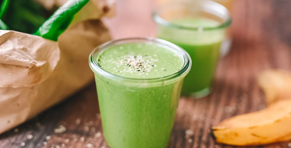 Grünes Detox-Getränk