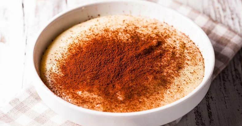 Grieß in einer Schüssel