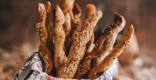 Grissini aus Vollkornmehl