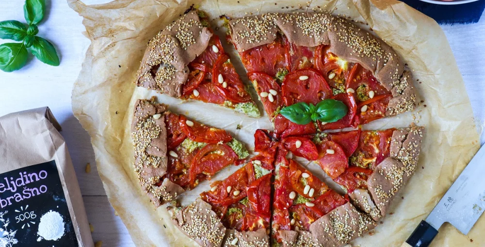Galette mit Tomaten & Basilikum – leicht, aromatisch und perfekt für jeden Tag!