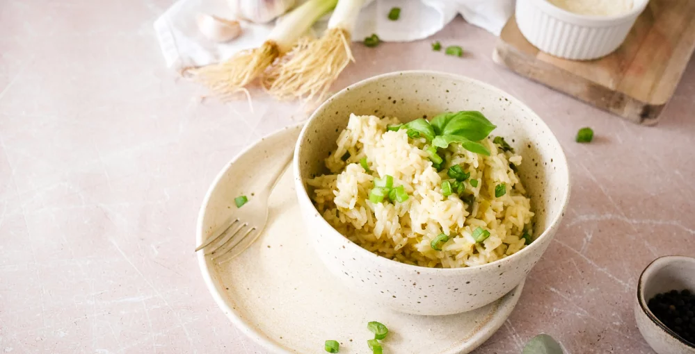 Risotto mit Frühlingszwiebeln