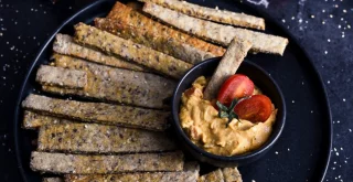 Vollkorn-Snacksticks mit Saaten – ideal für unterwegs! Vollkorn-Snacksticks mit Saaten