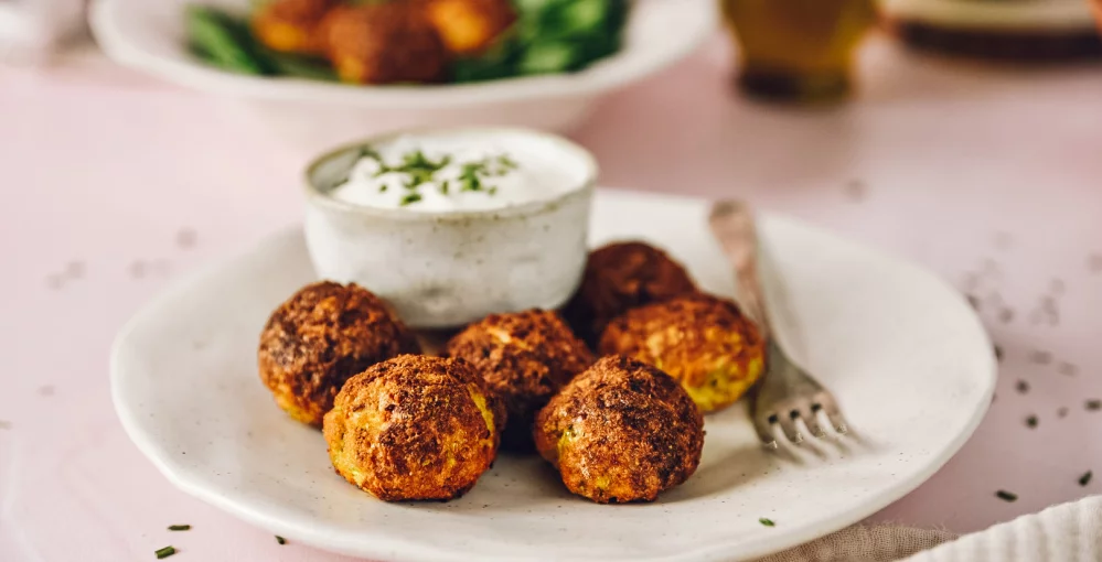 Zucchini-Bällchen