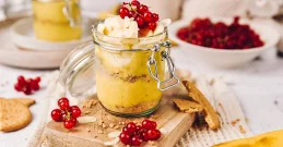 Bananen-Pudding mit Keksen!
