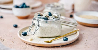 Quinoa mit Heidelbeeren