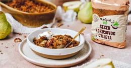 Crumble mit Birnen und Nüssen – eine Kombination, die immer begeistert!