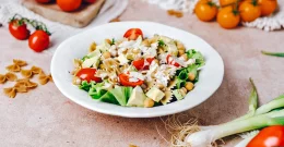 Veganer Caesar Salad